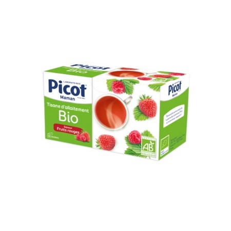 Picot tisane d'allaitement fruits rouges, 20 sachets