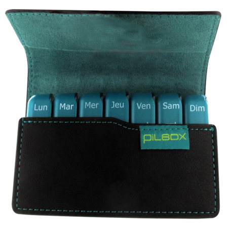 Pilbox mini pilulier hebdomadaire choc