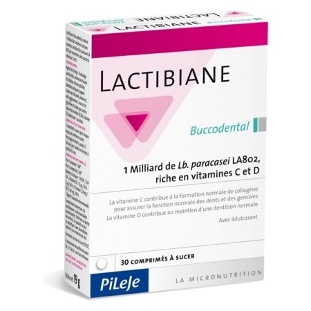 Pileje lactibiane buccodental, 30 comprimés