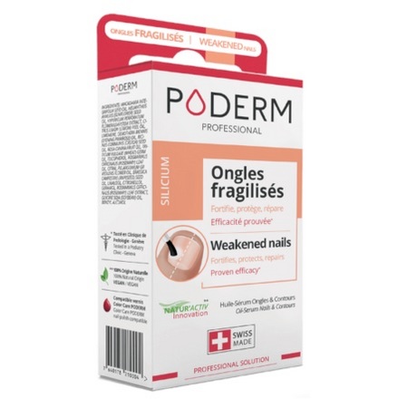 Poderm Ongles fragilisés Sérum Silicium, 8 ml