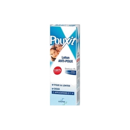 Pouxit bleu lotion anti-poux format familial 250 ml