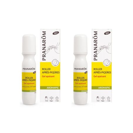 Pranarom Roller Après-Piqûres Bio, 2 x 15 ml