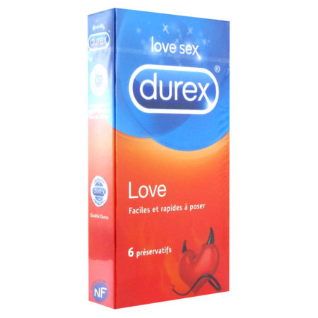 Durex préservatifs durex love x 6