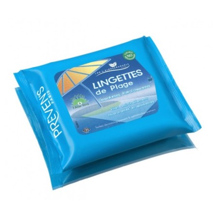 Prevens lingette plage sachet, x 15