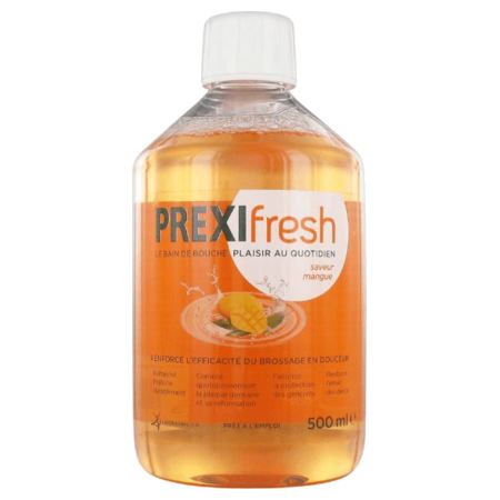 Prexifresh bain de bouche mangue, 500 ml