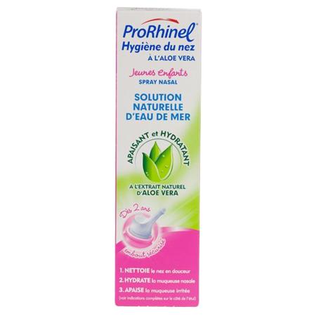 Prorhinel hygiène du nez aloe vera jeunes enfants spray 100 ml