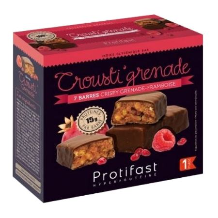 Protifast Barre Crousti Grenade Framboise