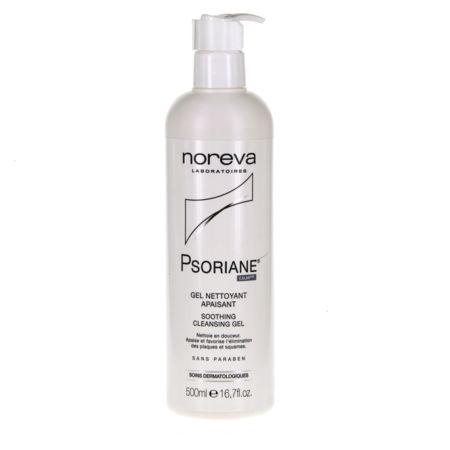 Psoriane gel nettoyant apaisant sans paraben, 500 ml de savon liquide