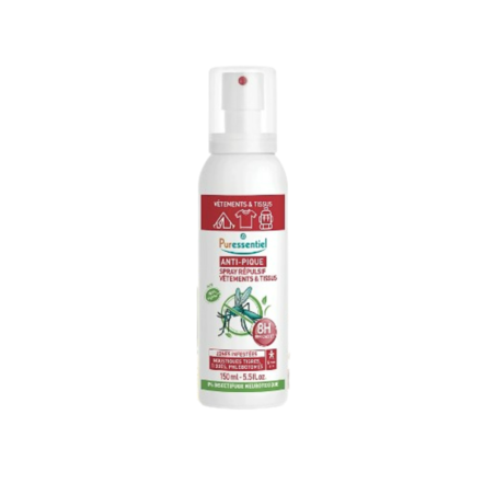 Puressentiel Anti-Pique Spray Répulsif Vêtements et Tissus, 150 ml