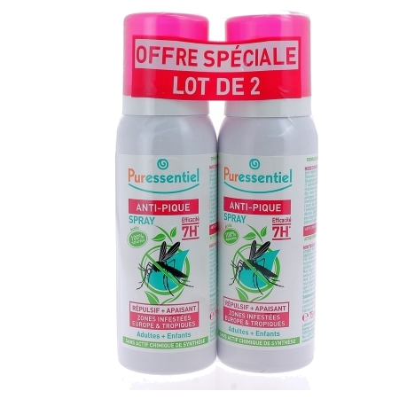 Puressentiel antipique5 he spray, 2 x 75 ml