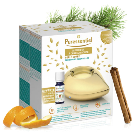 Puressentiel Coffret Diffuseur Perle Dorée   