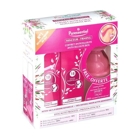 Puressentiel Coffret Minceur 2 huiles + Ventouse