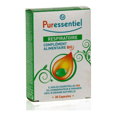 Puressentiel respiratoire bio, 30 capsules