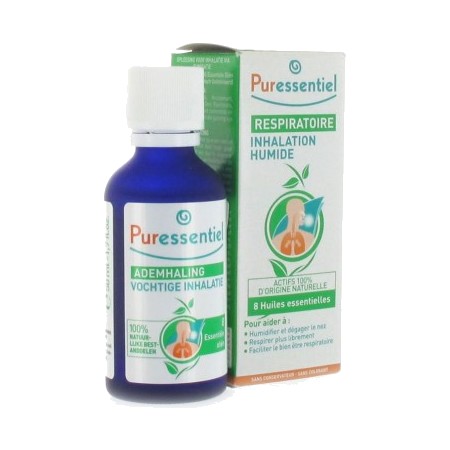 Puressentiel respiratoire inhalation humide aux 8 huiles essentielles hebbd 50ml