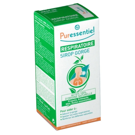 Puressentiel respiratoire sirop gorge 125ml