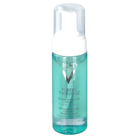 Vichy pureté thermale eau moussante nettoyante révélatrice d'éclat 150 ml