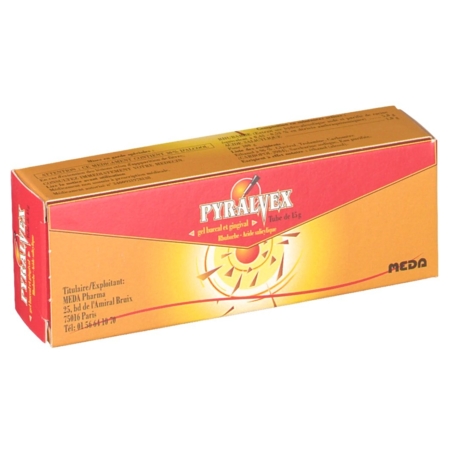 Pyralvex, 15 g de gel buccal ou gingival