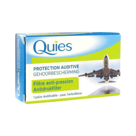 Protection auditive avion enfant Quies anti-pression 1 paire