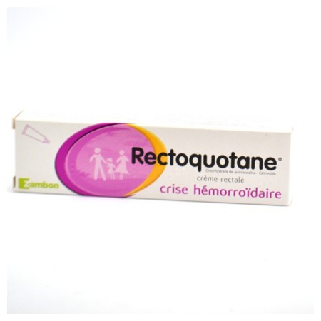 Rectoquotane crème rectale anesthésiante contre les hémorroïdes