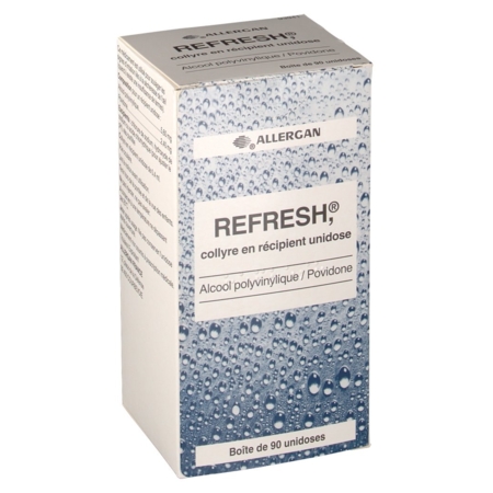 Refresh, 30 flacons unidoses de 0,4 ml de collyre