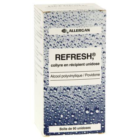 Refresh, 90 flacons unidoses de 0,4 ml de collyre