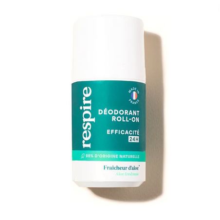 Respire Déodorant Roll-On Fraicheur d'Aloé, 50ml