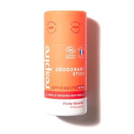 Respire Déodorant Stick Pêche Blanche, 50g