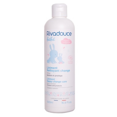 Rivadouce Liniment nettoyant change bébé bio, 500ml