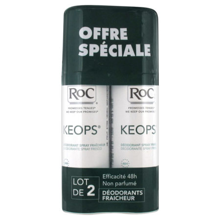 Roc keops duo fraicheur, vaporisateur 100 ml