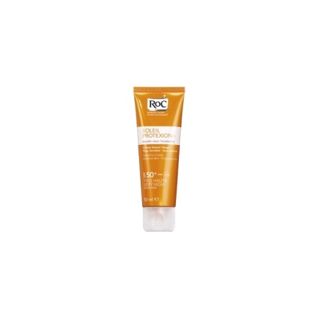 Roc soleil protexion+ visage crème visage solaire peau sensible ip50+ 50ml