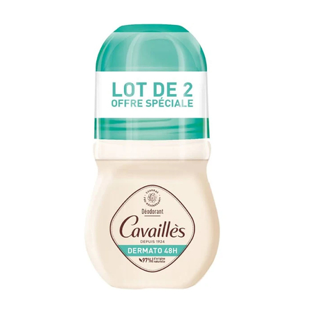 Rogé Cavaillès déodorant anti-odeur roll-on lot de 2, 50 ml