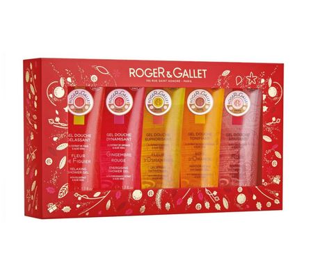 Roger & Gallet Coffret Découverte Gels Douche, 5 x 50 ml