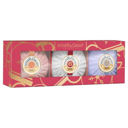 Roger & Gallet Coffret Noël 2020 Savons Parfumés, 3 x 100 g