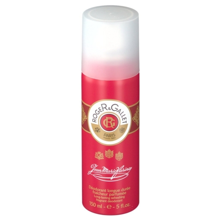 Roger & gallet déodorant longue durée fraîcheur parfumée jean-marie farina 150 ml