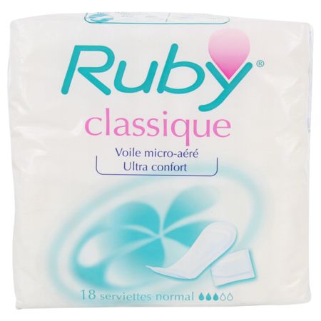 Ruby classique normale protection periodique 18