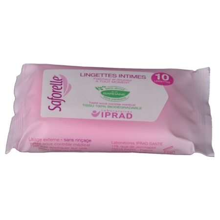 Antiseptique Lingettes Intimes, sachet 15