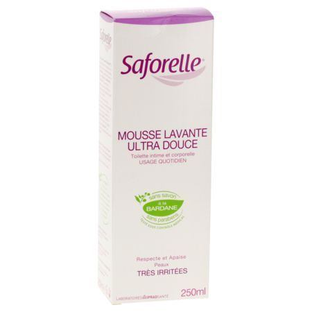 Saforelle mousse lavante ultra douce, 250 ml