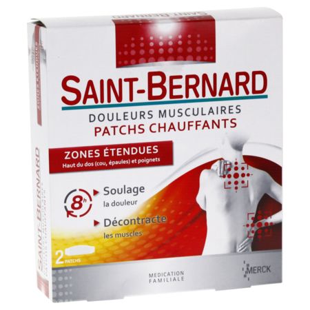 Saint bernard patch chauffant zone etendue, x 2