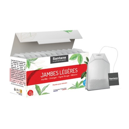 Santane Tisane Jambes légères, x 24 sachets