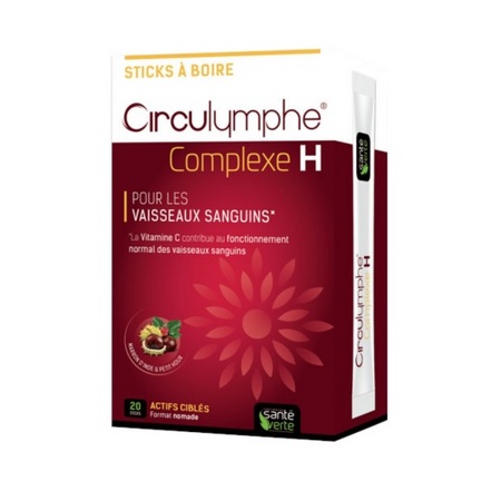 Santé Verte Circulymphe complexe H, 20 sticks