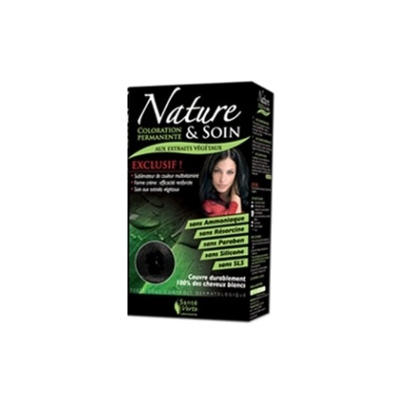 Santé verte soin des cheveux  nature & soin - colorations permanentes 3n châtain foncé  