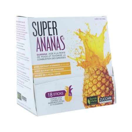 Sante verte super ananas stick, x 18