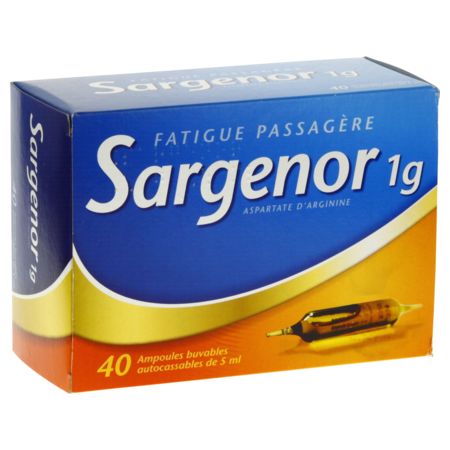 Sargenor 1g/5ml solution buvable, 40 ampoules