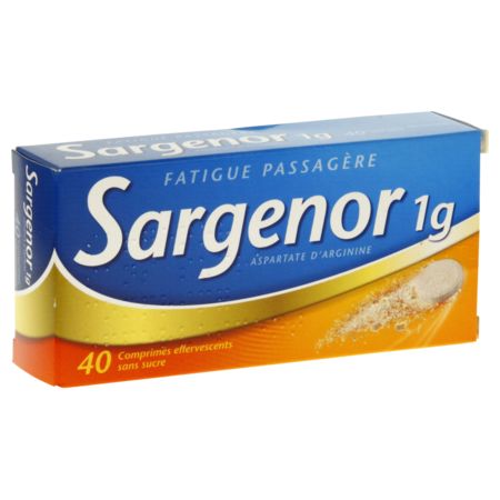 Sargenor sans sucre 1 g, 40 comprimés à croquer