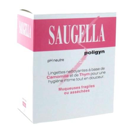 Saugella poligyn lingette hygiene intime 10