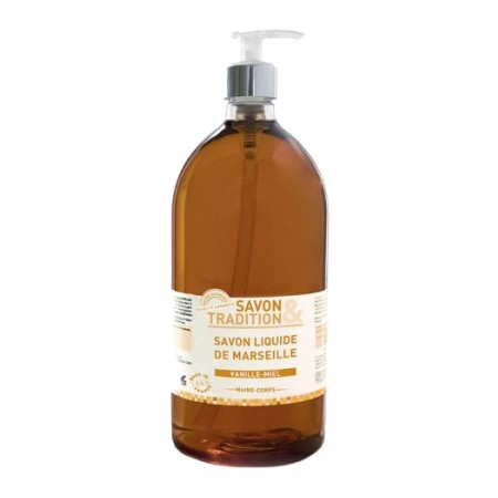 Savon marseille tlm vanille/miel 1l
