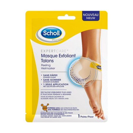 Scholl Masque Exfoliant Talon, 1 Paire