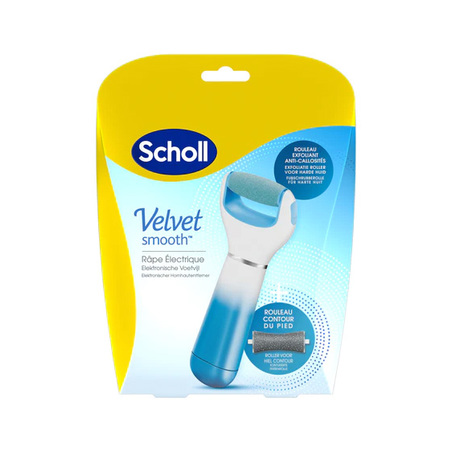 Scholl Velvet Smooth Râpe Electrique Pieds Exfoliante & Contour