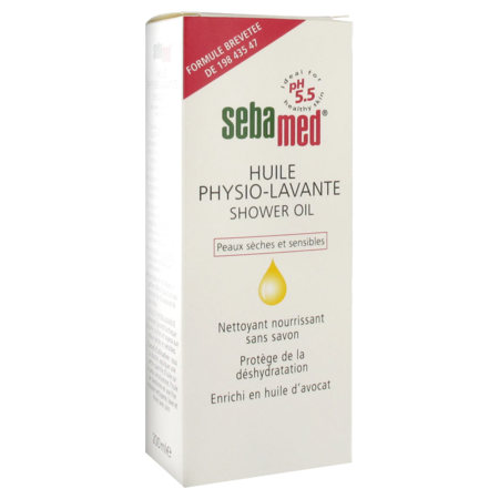 Sebamed huile de douche physio lavante, 200 ml de savon liquide