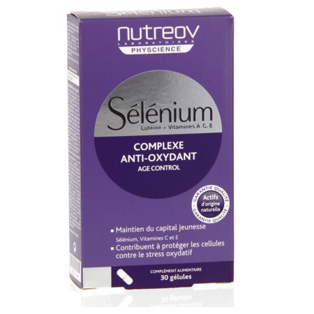 Nutreov sélénium luteine complexe anti-oxydant - 30 gélules